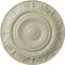 Ekena Millwork Biddix Ceiling Medallion (Fits Canopies up to 7 1/2"), Hnd-Painted Clear Yellow, 20 7/8"OD x 1 1/4"P CM20BXCYF - alternate 1